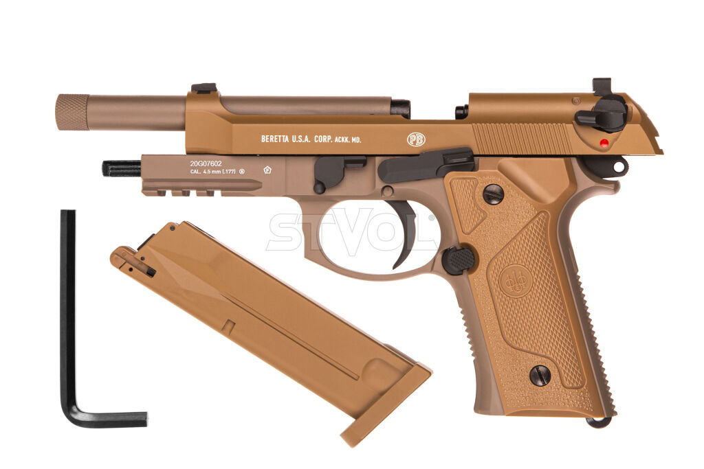 Пневматический пистолет Umarex Beretta Mod. M9A3 FM  Blowback кал. 4,5 мм (с затворной задержкой) Фото 2