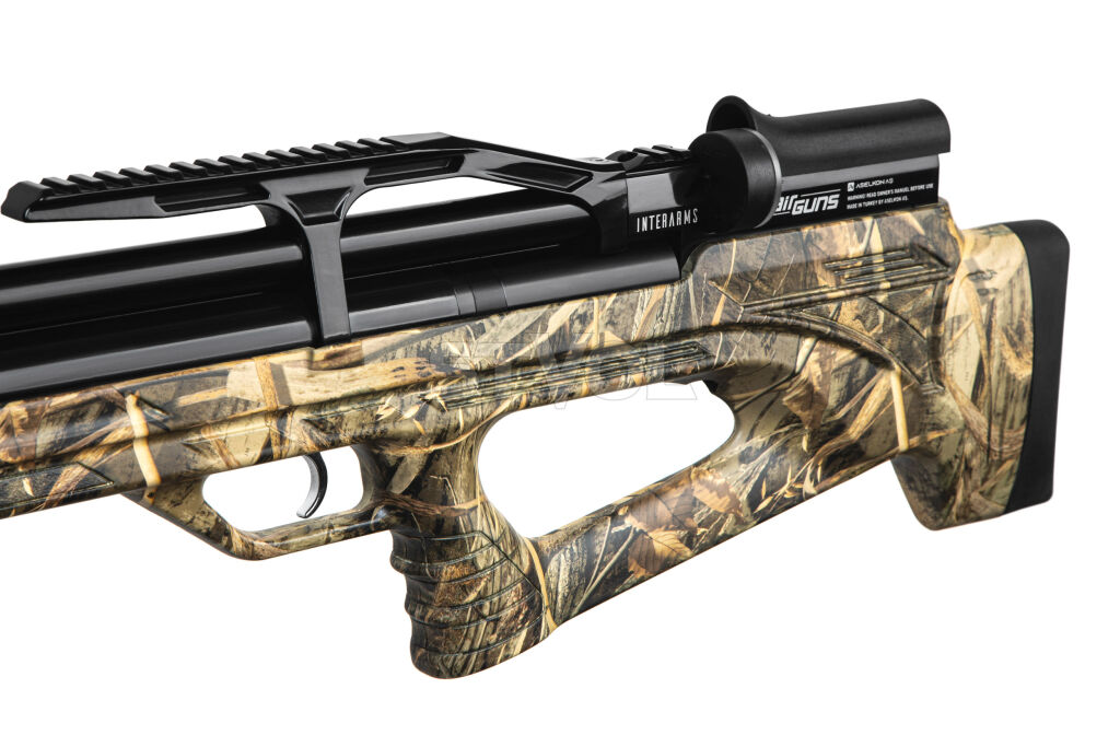 Пневматическая Редукторная PCP винтовка  Aselkon MX10-S Camo Max 5  кал. 4.5 Фото 5