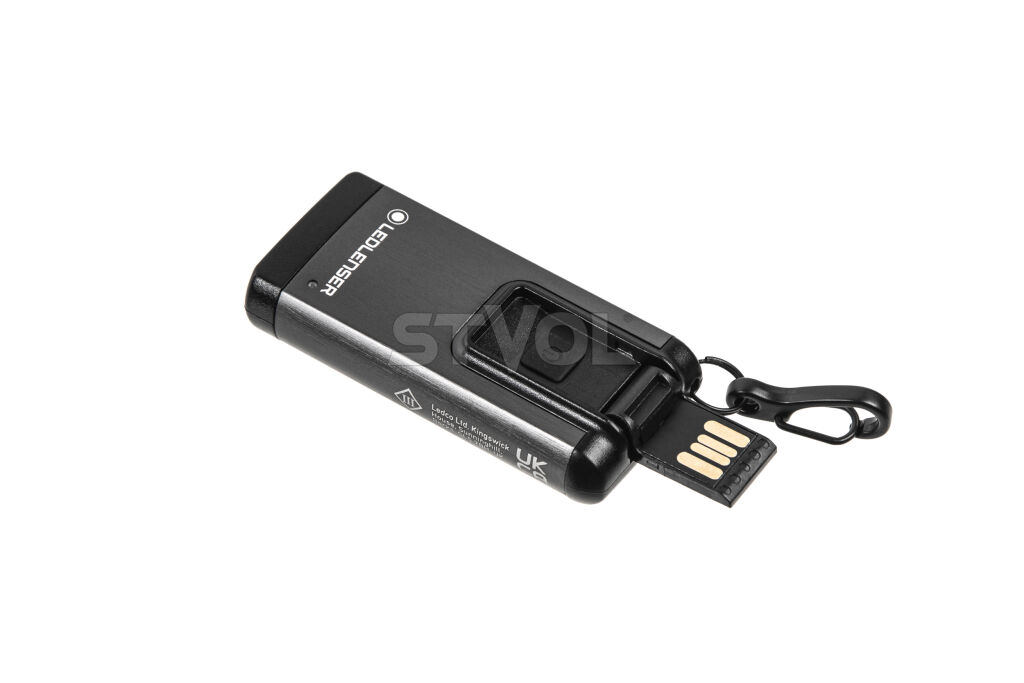 Фонарь-брелок LedLenser K6R Gray с режимом красного света, заряжаемый, 400/200/20 Фото 3