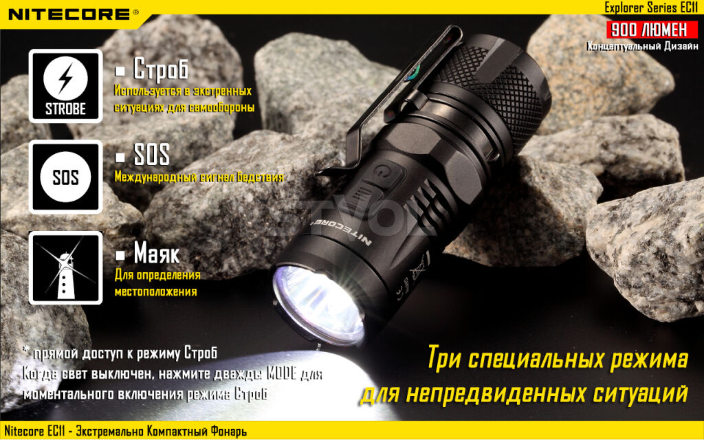 Фонарь Nitecore EC11 Фото 10