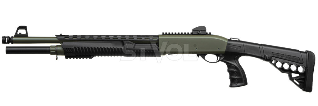 ATROX Tactic Plus Khaki Telescopic Stock 12/47 см Рушниця гладкоствольна Huglu 7+1 фото 2