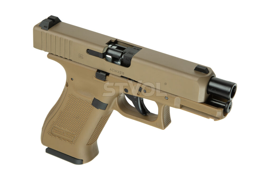 Пневматический пистолет Umarex Glock 19X TAN Blowback кал.4,5мм (с затворной задержкой) Фото 5