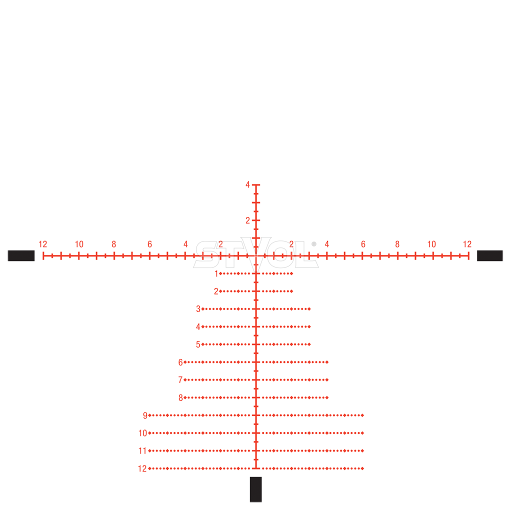 Прицел оптический TRIJICON Tenmile 4.5-30x56 (34 мм) Red/Green MRAD illum. Precision Tree FFP Фото 3
