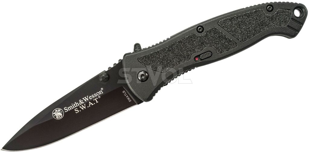 Нож Smith&Wesson S.W.A.T. Drop Point Black Large