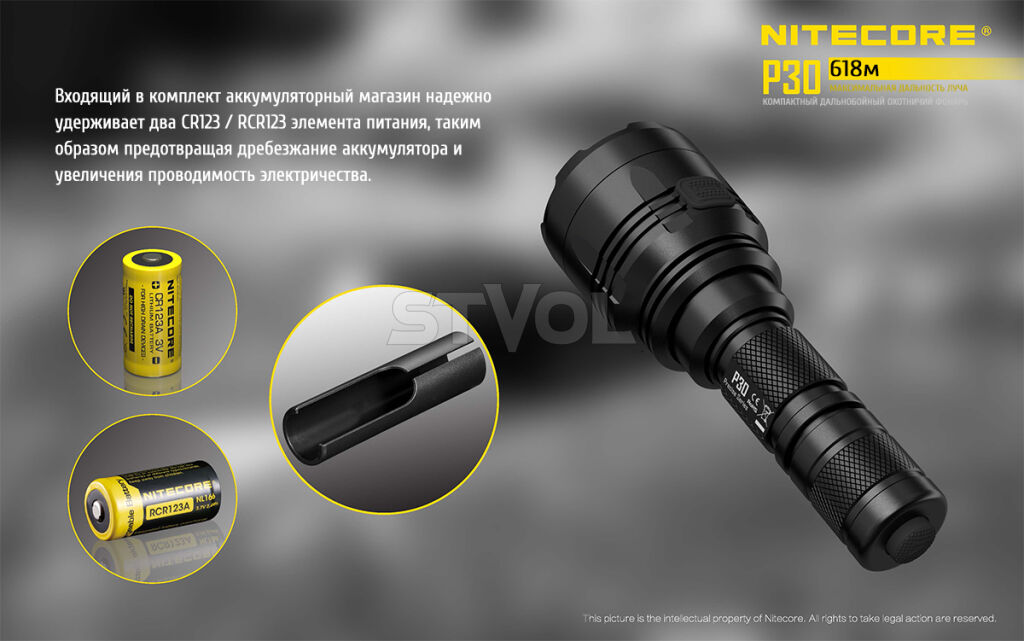 Ліхтар Nitecore P30 фото 9