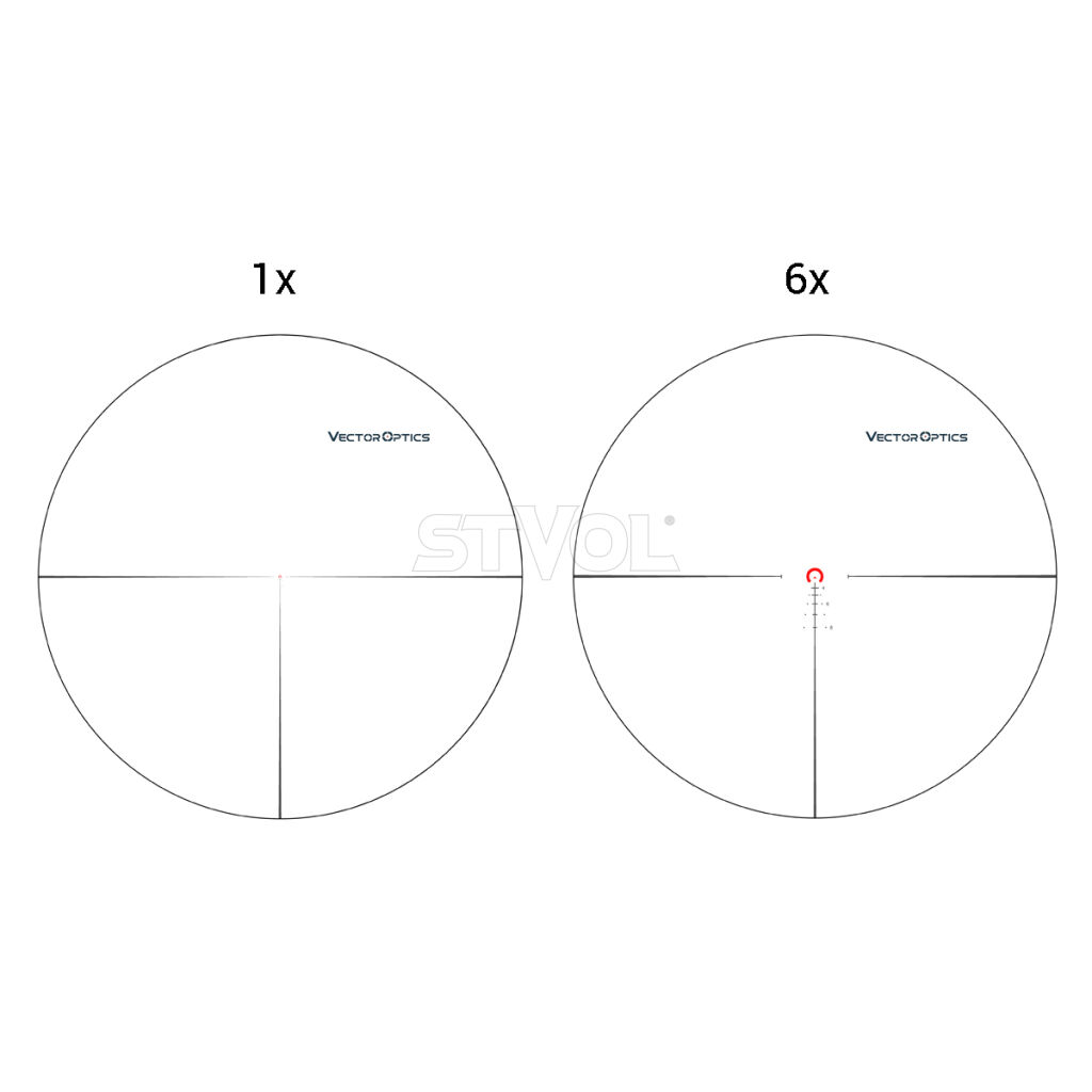 Прицел оптический Vector Optics Continental 1-6x28 (34mm) illum. FFP Tactical Фото 2