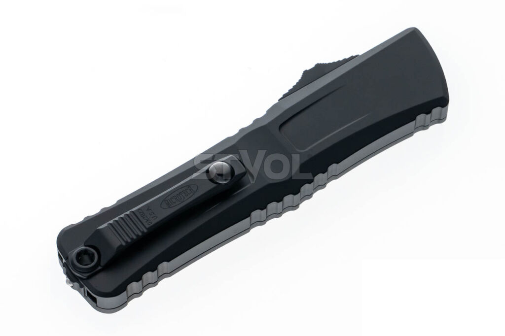 Ніж Microtech Combat Troodon Gen III OTF, bowie tactical, чорний фото 5