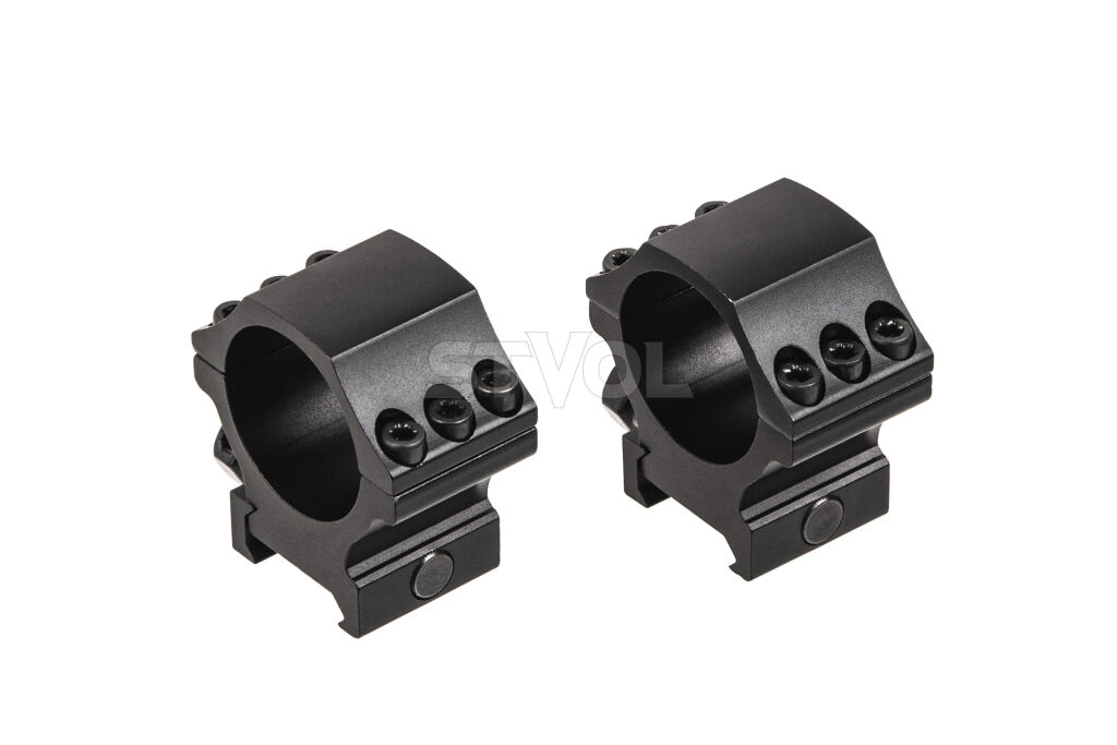 Кільця Vector Optics X-ACCU 30 мм Weaver низькі фото 2