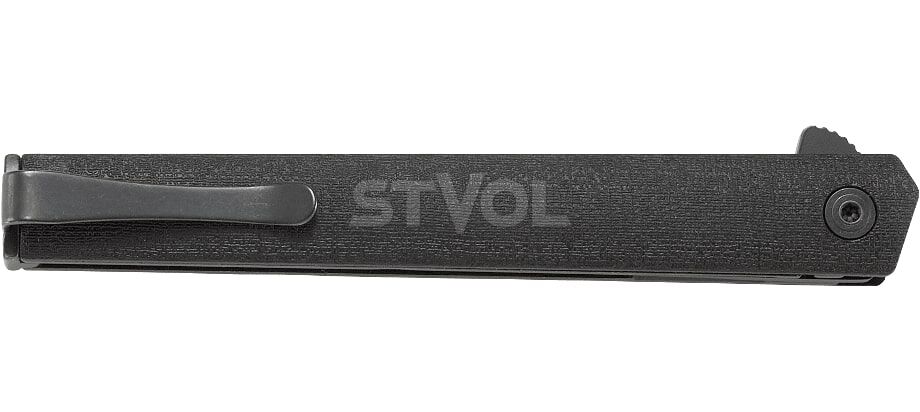 Нож CRKT "CEO Black", флиппер, чёрный Фото 9