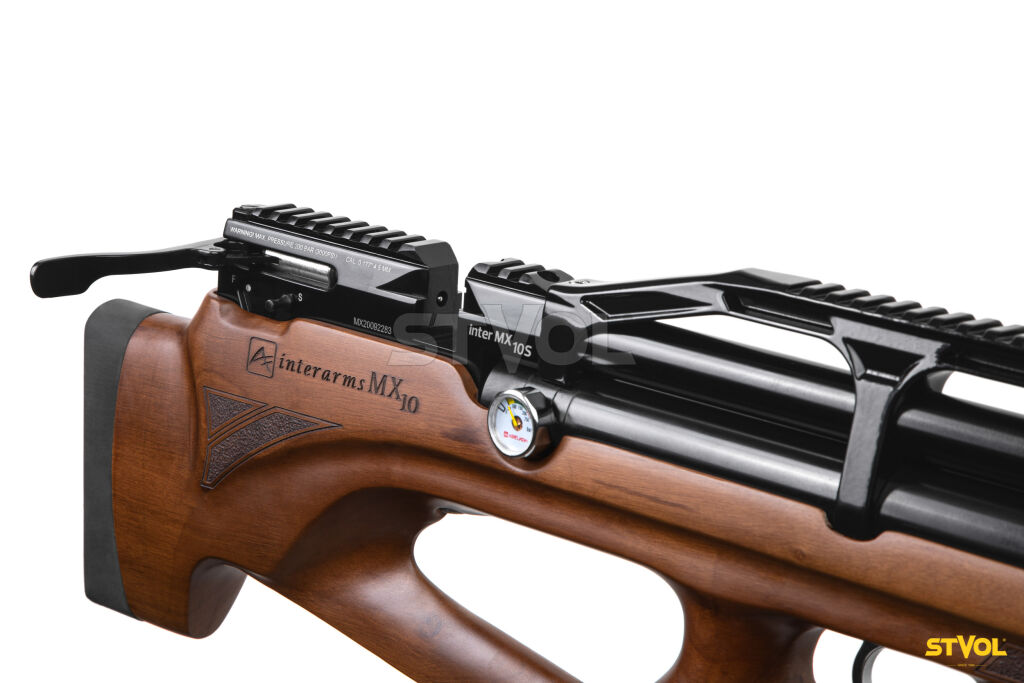 Пневматическая PCP винтовка  Aselkon MX10-S Wood  кал. 4.5 дерево Фото 4