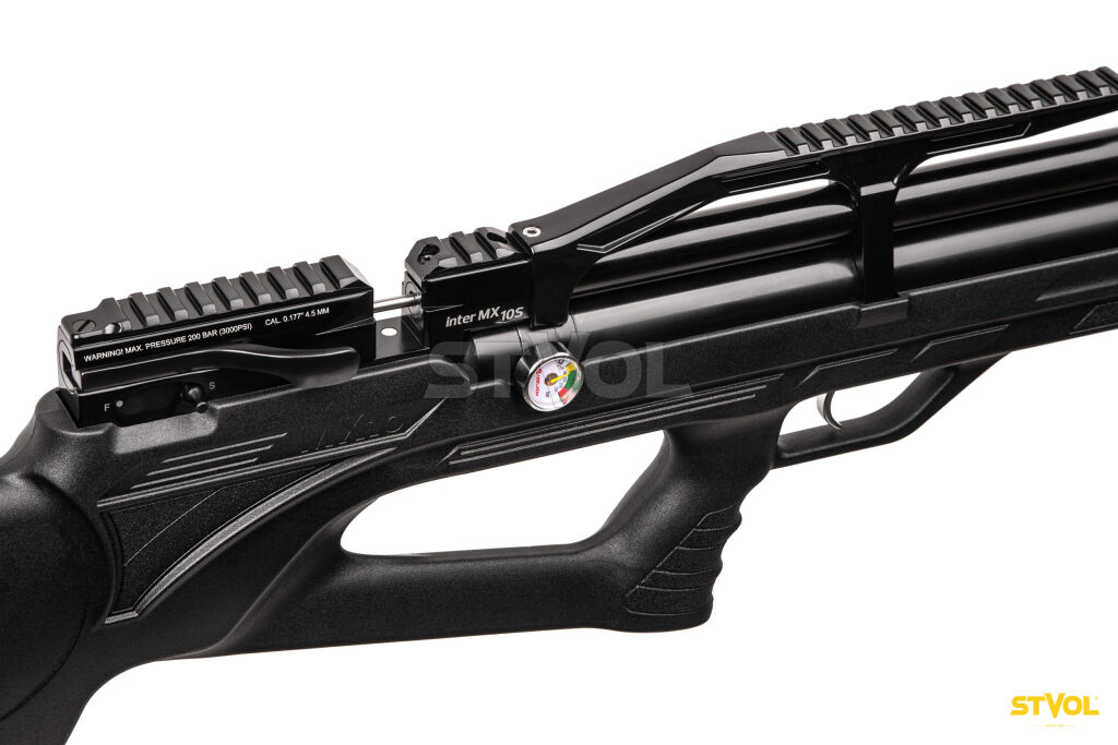 Пневматическая PCP винтовка  Aselkon MX10-S Black  кал. 4.5 Фото 3