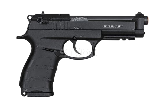 Пистолет сигнальный Aksa Arms AK18 CC-01 cal.9 PAK (Beretta) Фото 2