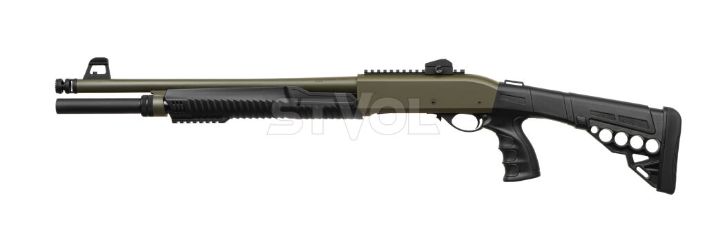 ATROX Tactic Khaki Telescopic Stock 12/47 см Рушниця гладкоствольна Huglu 7+1 фото 5
