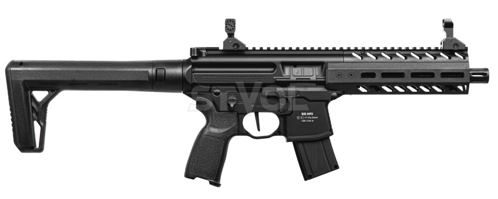 Гвинтівка пневматична Sig Sauer MPX GEN II кал.177 чорна фото 2