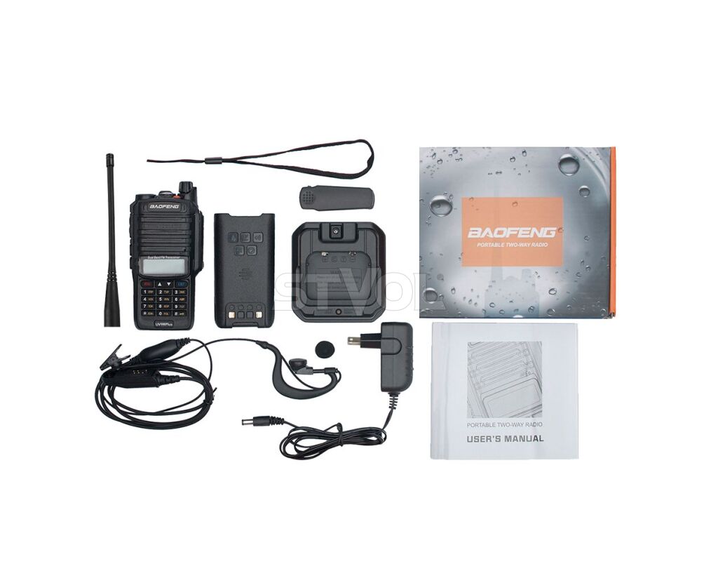 Рация Baofeng UV-9R Plus 8W,1800 мАч UHF/VHF, IP67 Фото 5