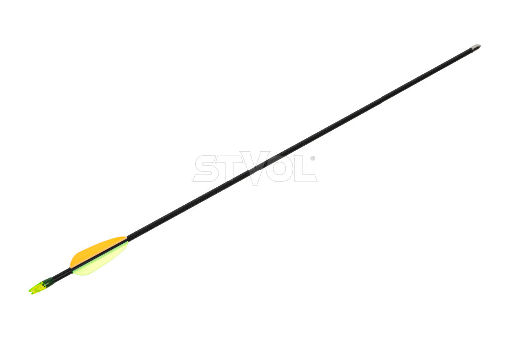 Стрела фиберглассовая для лука Ek Archery 28'' чёрная Фото 2
