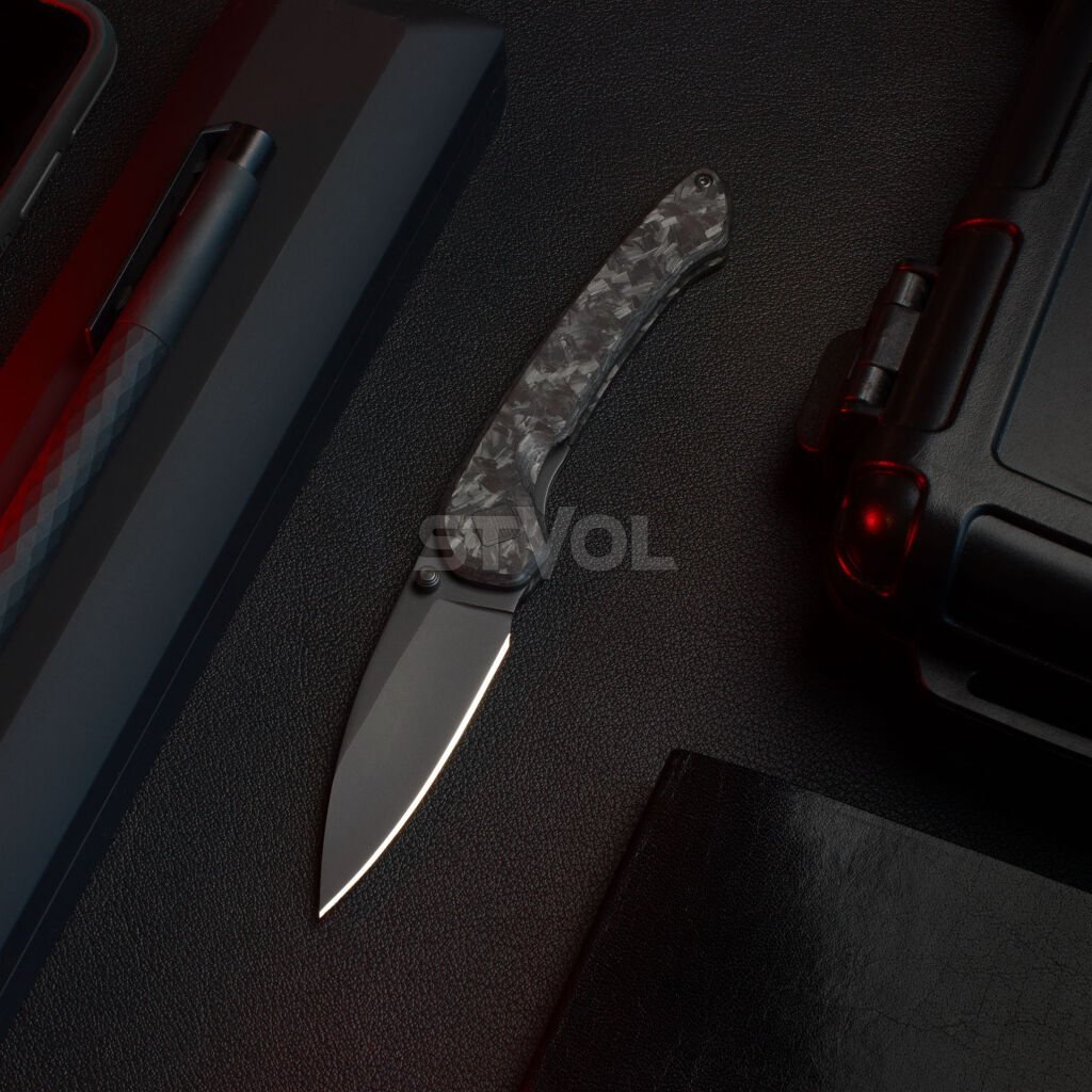 Ніж Ocaso "Seaton", Large, Carbon Fiber, Black фото 3