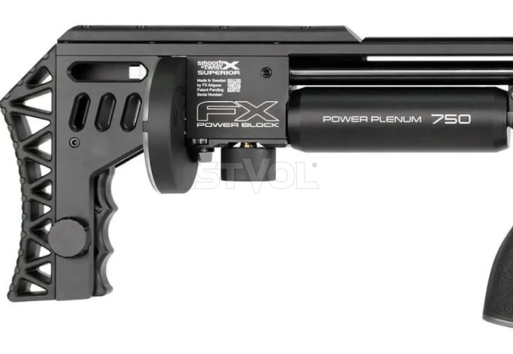 Пневматична редукторна гвинтівка FX Airgun M4 Sniper Black .177 кал фото 4
