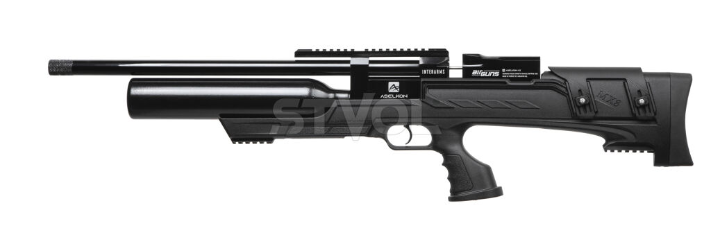 Пневматическая Редукторная PCP винтовка  Aselkon MX8 Evoc Black  кал. 4.5
