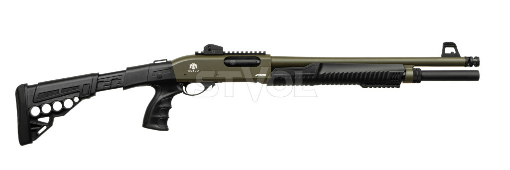 ATROX Tactic Khaki Telescopic Stock 12/47 см Рушниця гладкоствольна Huglu 7+1 фото