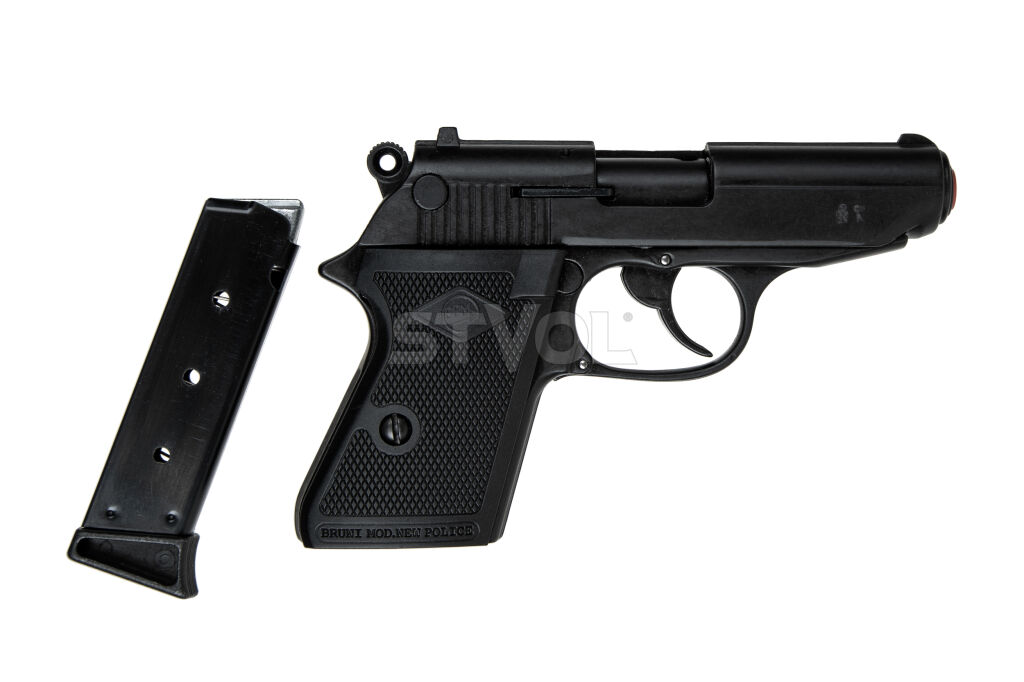 Пистолет сигнальный Bruni New Police cal.9 PAK ST Фото 3