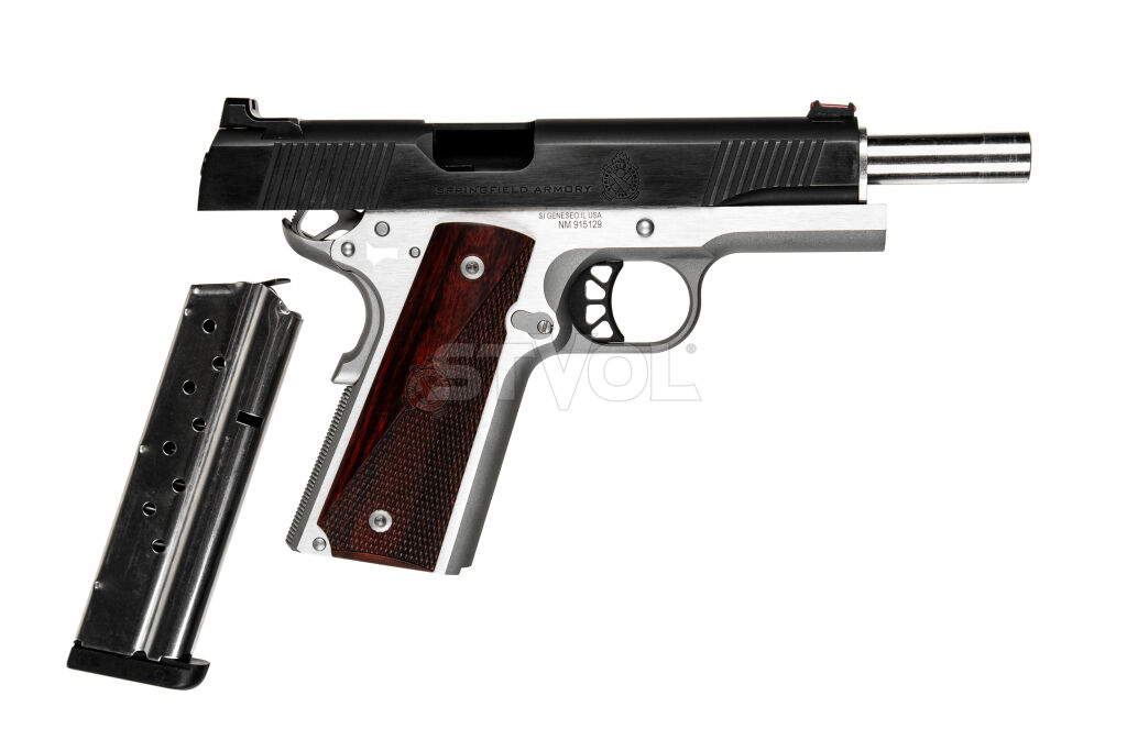 Пистолет спортивный Springfield 1911 Ronin 9mm 5" Stainless Фото 12