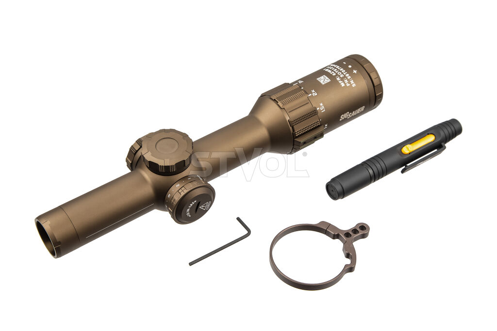 Приціл оптичний SIG Optics TANGO6T 1-6X24MM, 30MM, FFP, 556-762 HORSESHOE ILLUM, 0.2 MRAD, FDE фото 6