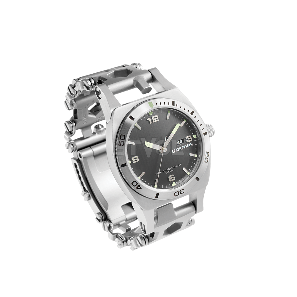 Годинник-браслет Leatherman Tread Tempo (срiбло) фото 2