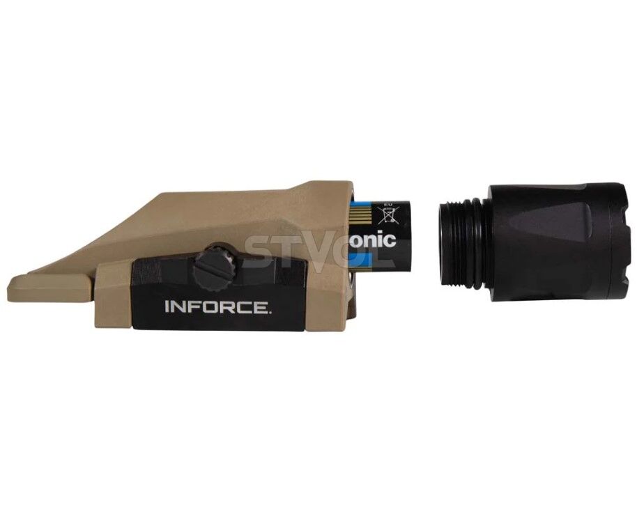 Підствольний ліхтарик INFORCE WML, FDE, Primary LED: White; Secondary LED: IR Gen3 фото 4