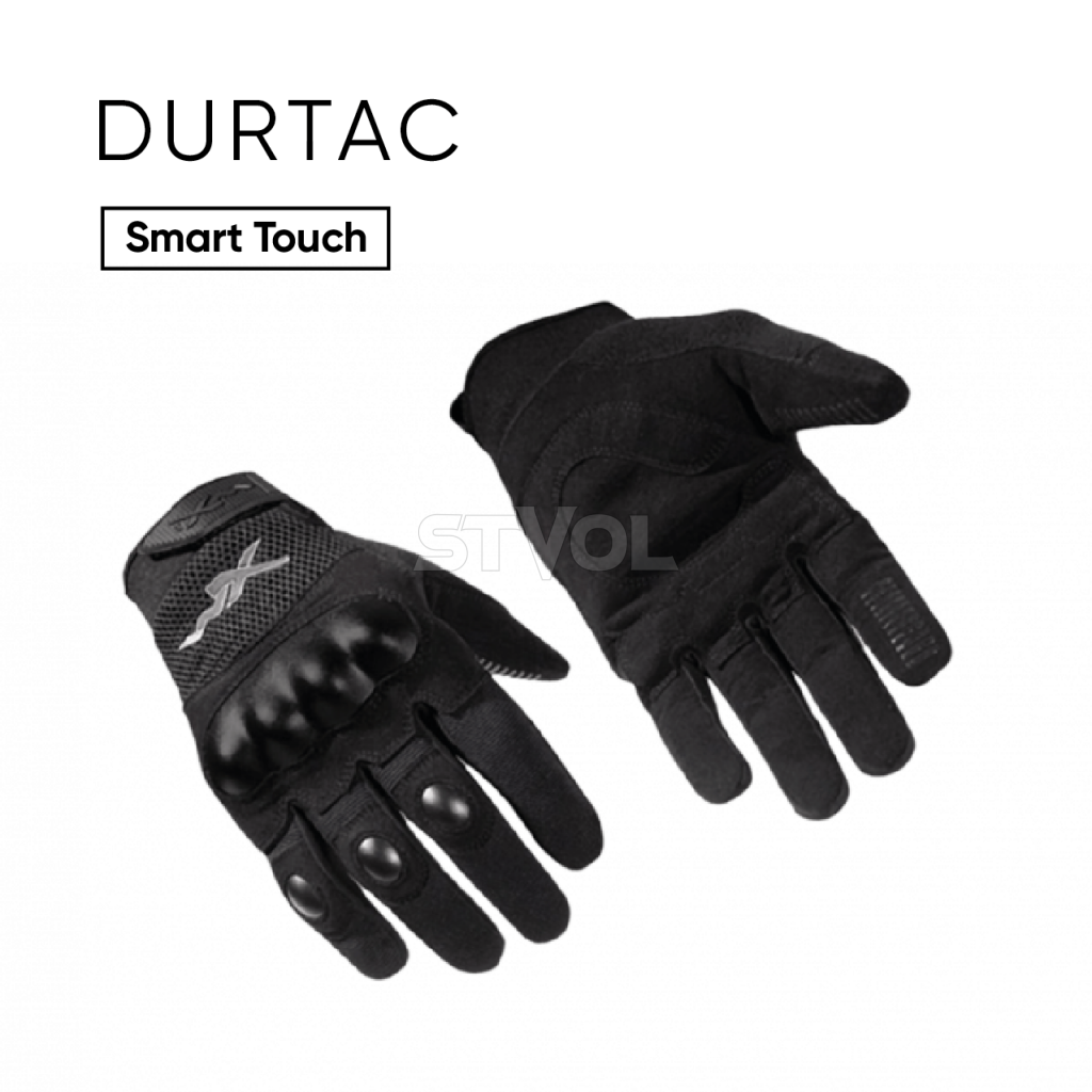 Перчатки Wiley X з натуральної або копозиційної шкіри G700LA DURTAC SmartTouch Black Size L фото