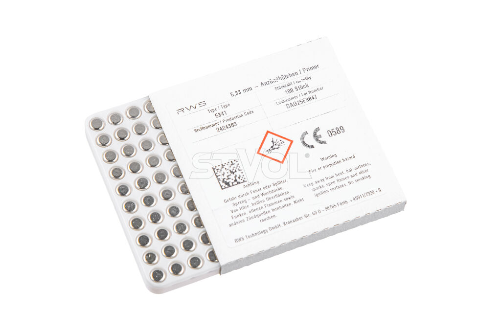 Капсуль RWS SN Boxer Primer Caps No. 5341 Large Rifle 100 шт./уп.