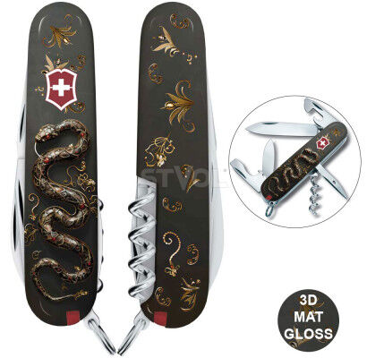 Ніж Victorinox Swiss Army Spartan Zodiac Розкішна змія фото 3