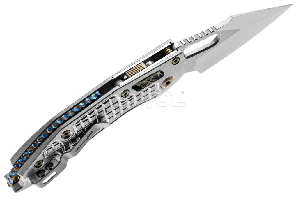 Ніж Microtech Stitch Ram-Lok Marfione Select Stnwsh Frag Ti w/flamed Ti Brnz Dbl Vapor фото 3
