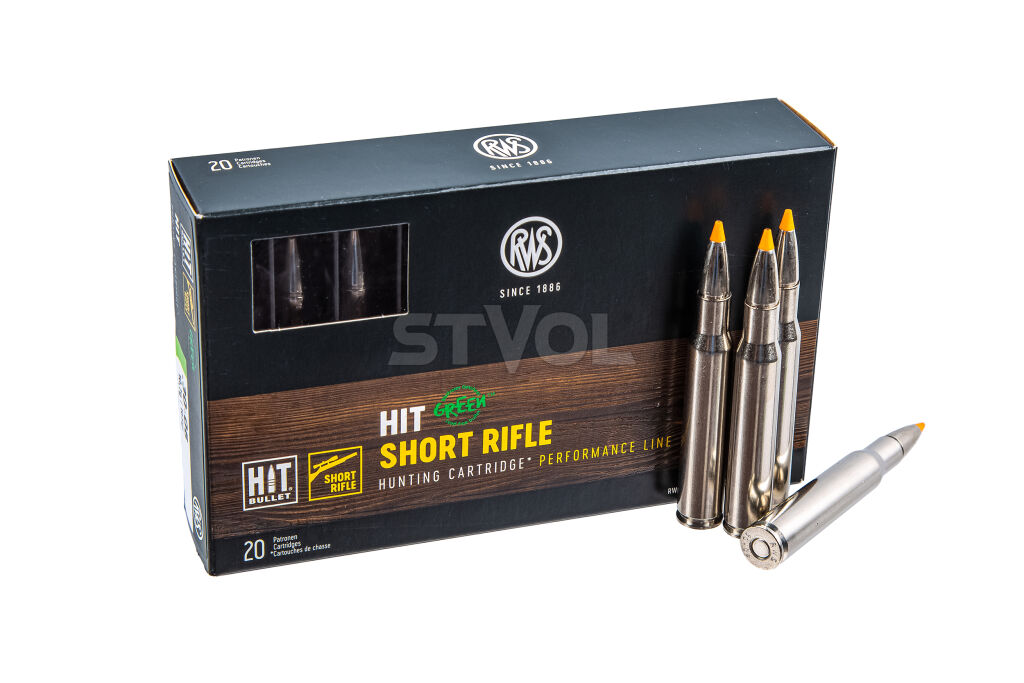 Набій нарізний RWS .30-06 HIT 10.7g / 165gr Short Rifle Performance Line 20 шт./уп. фото