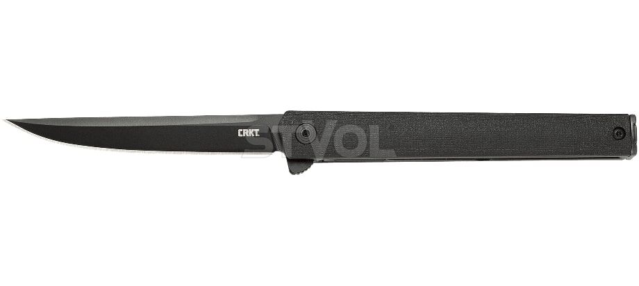 Нож CRKT "CEO Black", флиппер, чёрный
