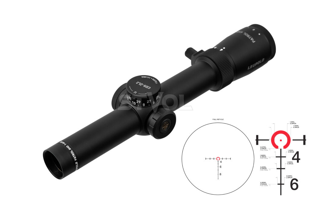 Приціл оптичний LEUPOLD Patrol 6HD 1-6x24 (30mm) SFP CDS-ZL2 Illum. CMR2 фото