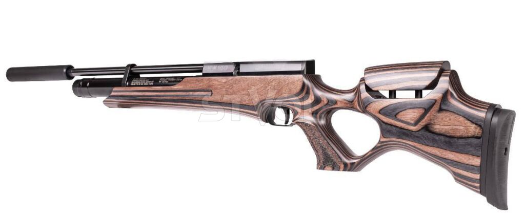 Пневматическая редукторная РСР винтовка HW 100 T Laminated stock кал. 4,5 Фото 2