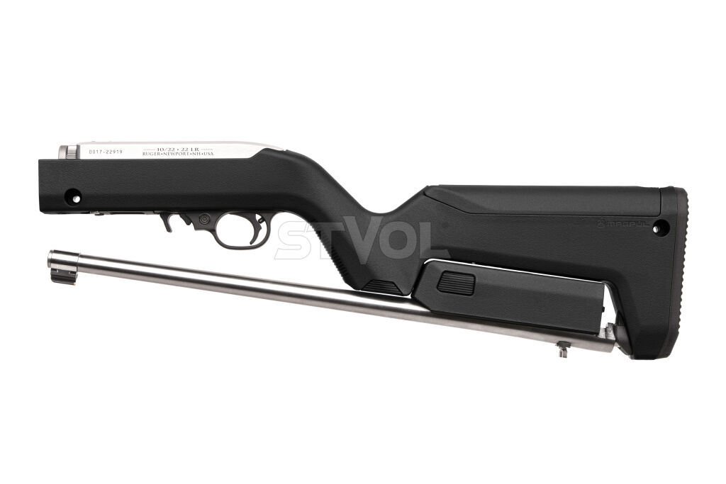 11100MB Карабін нарізний RUGER K10/22-TD Synthetic, Stainless Steel 22LR Backpacker Black фото 3