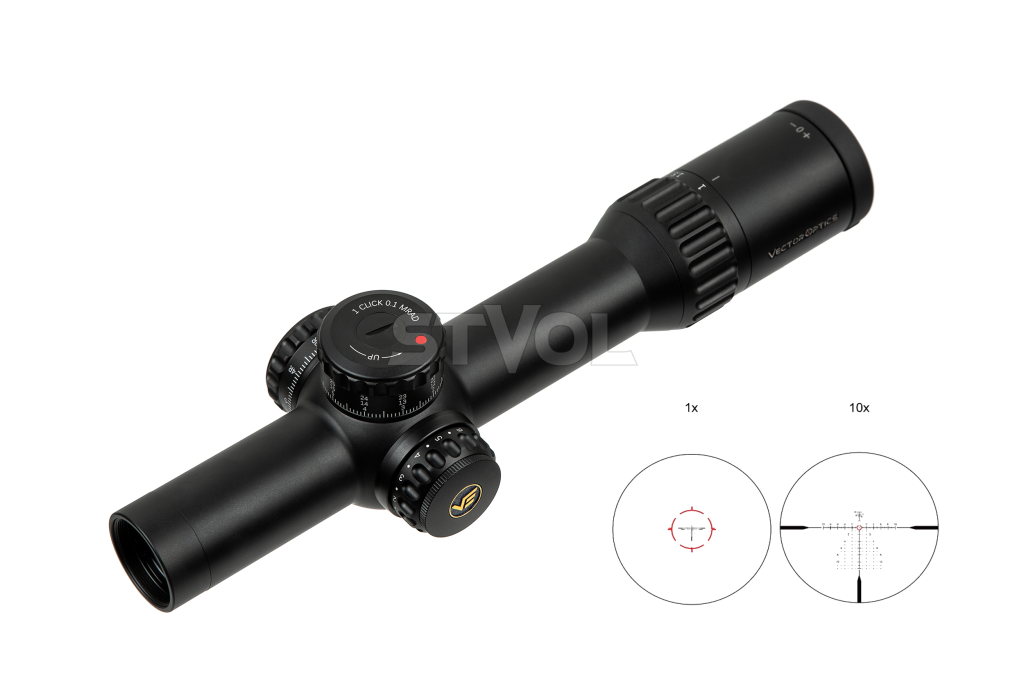 Приціл оптичний Vector Optics Continental X10 1-10x28 (34 мм) ED FFP illum. VET-RAR 2 фото