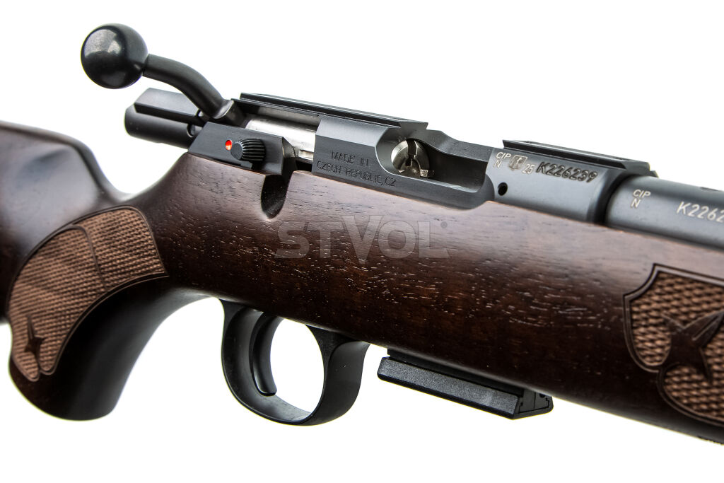 CZ 457 AMERICAN, кал. 17HMR, 630 мм, 5 rnd poly, 1/2x20 UNEF Карабін мисливський фото 6