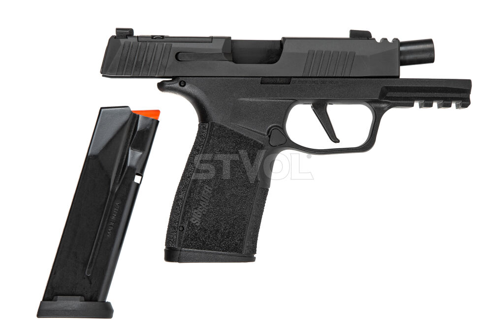 Пистолет спортивный Sig Sauer P365 XMACRO,COMPENSATOR, X-RAY 3, (2) 17RD STEEL MAG, OR, 9мм Фото 7