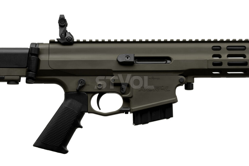 Карабін нарізний Robinson XCR-L 223REM 16" Gas Piston 1:7 Heavy M-Lok Green фото 2