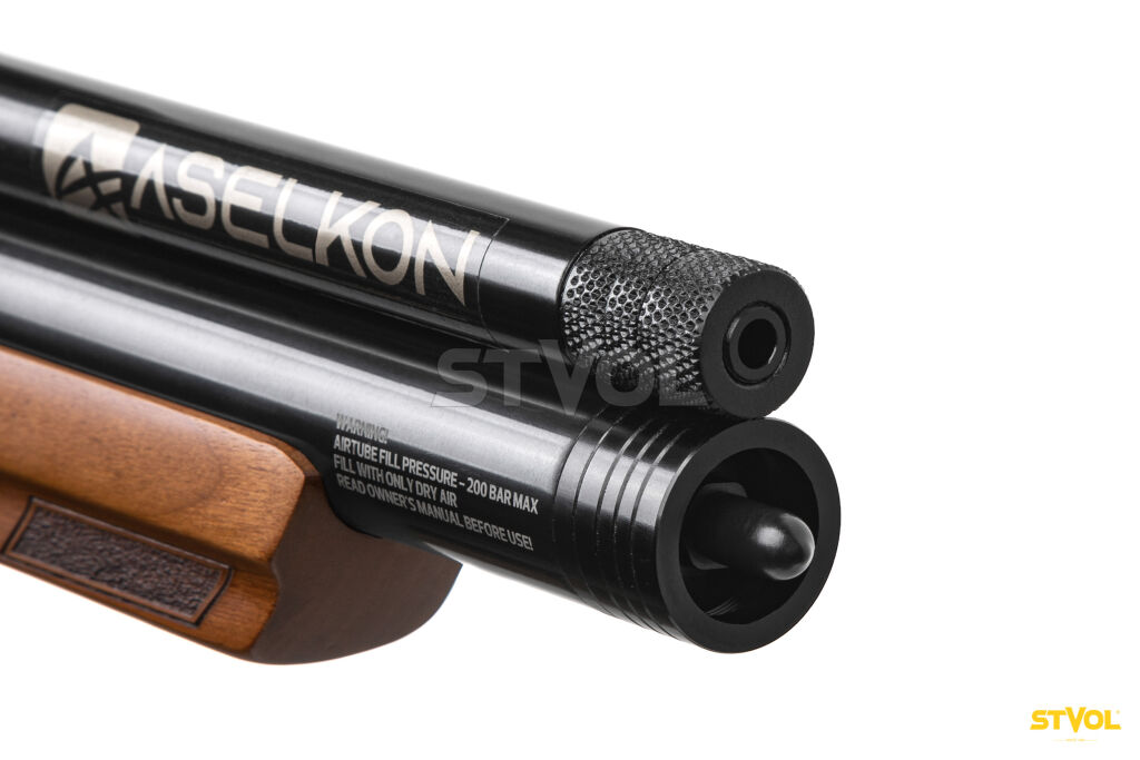 Пневматическая PCP винтовка  Aselkon MX10-S Wood  кал. 4.5 дерево Фото 5