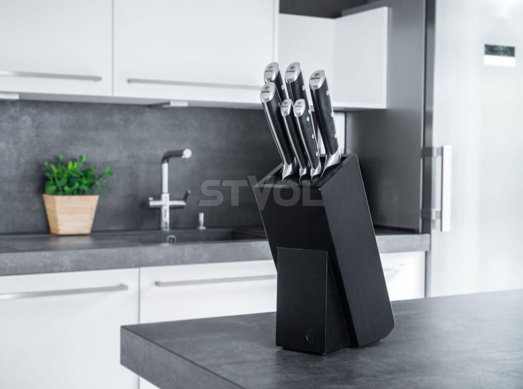 Набір кованих кухонних ножів у підставці Boker Forge Set 2.0 фото 2