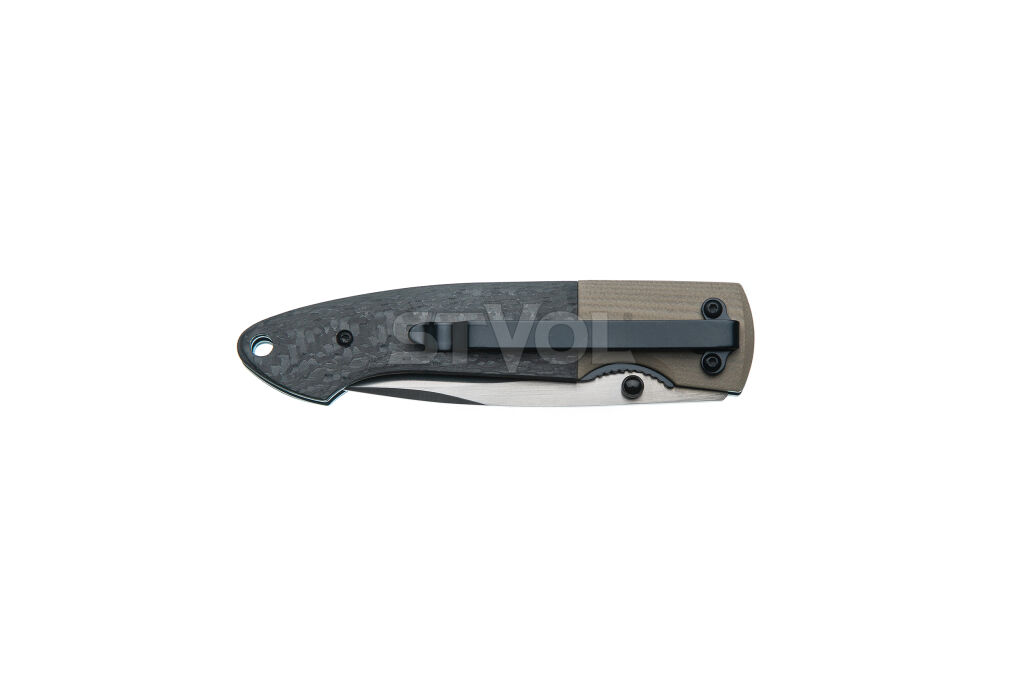 Ніж Maserin Explorer, D2, carbon fiber фото 4