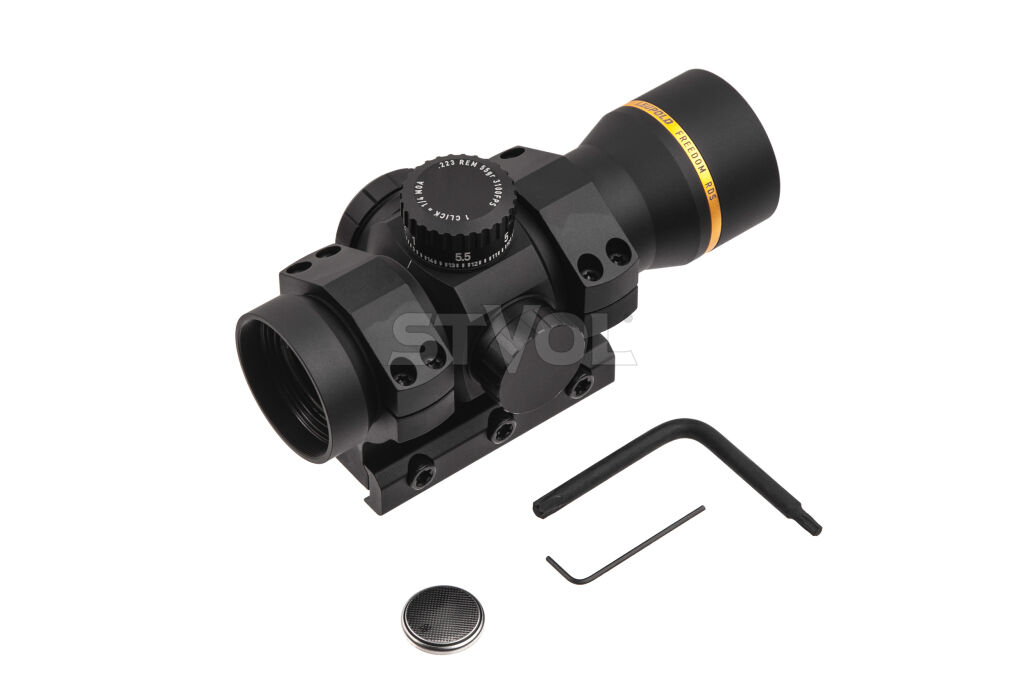 Приціл коліматорний LEUPOLD Freedom RDS 1x34 (34mm) Red Dot 223 BDC 1.0 MOA Dot з кріпленням фото 6