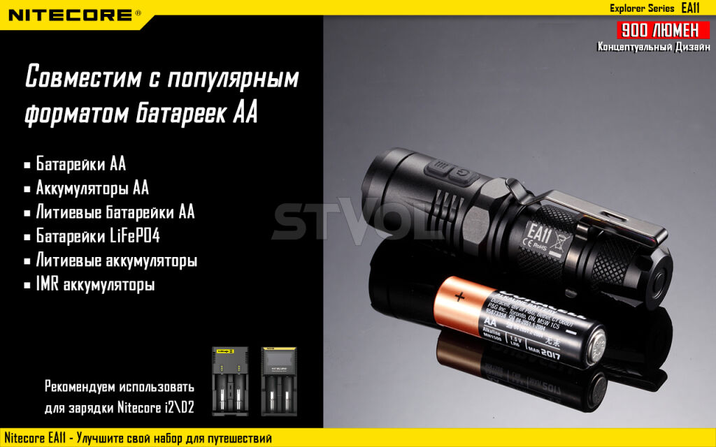 Фонарь Nitecore EA11 Фото 15