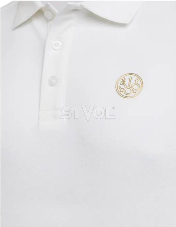 Футболка-поло чоловіча Gold Logo "Beretta" (white) фото 3