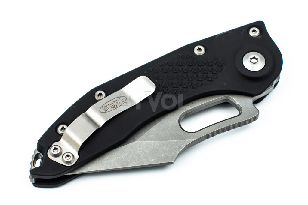 Ніж Microtech Stitch S/E Stonewash Standard Black фото 5