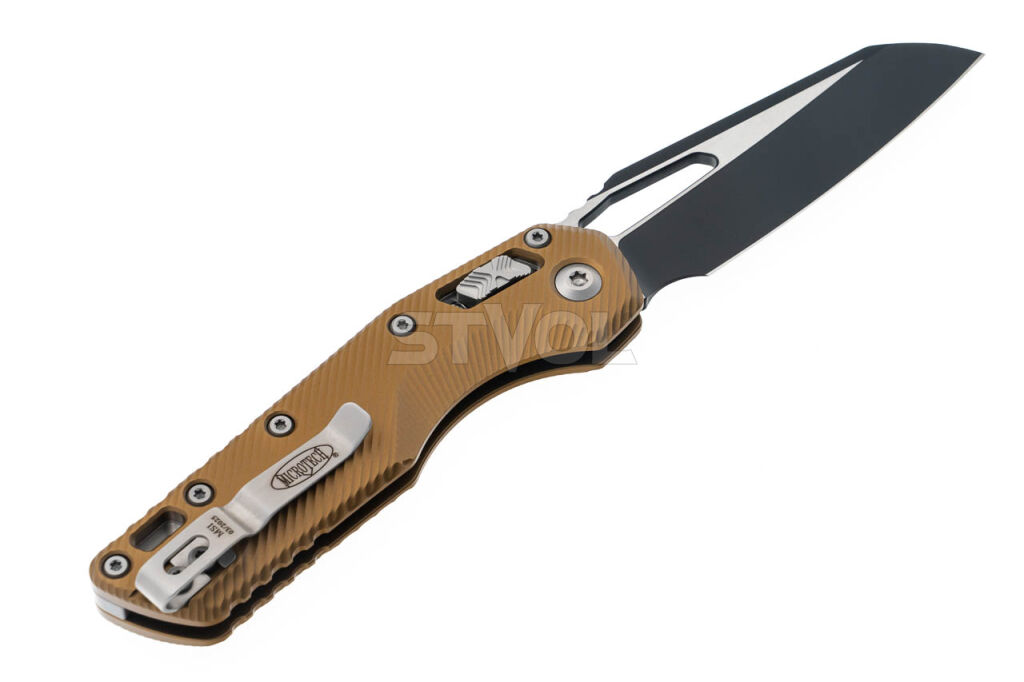 Ніж Microtech MSI SE, fluted black, алюміній, tan фото 2